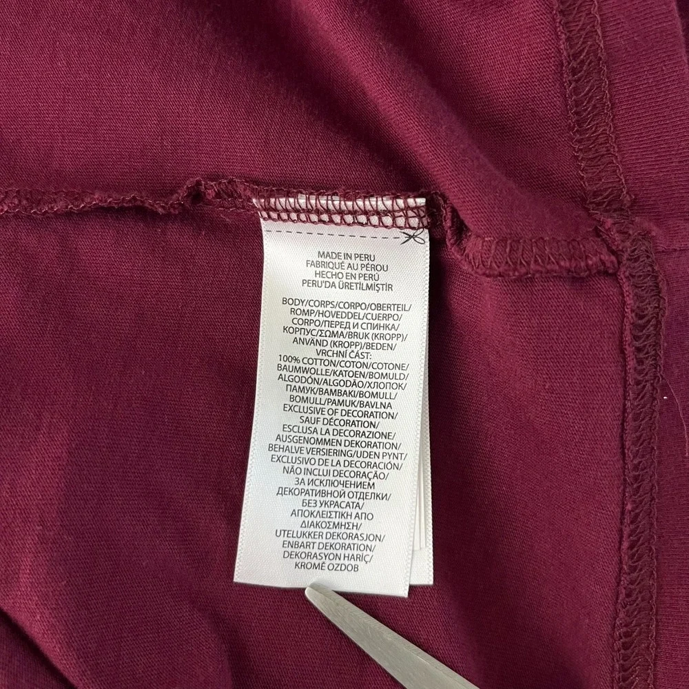 Polo Ralph Lauren Lightweight Pullover Hoodie Men's M Red Maroon Drawstring Pony